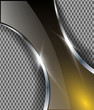 Abstract metallic background, vector design.