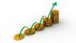 illustration of financial success and business success