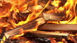 Barbecue fire 