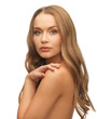 beautiful woman with long hair