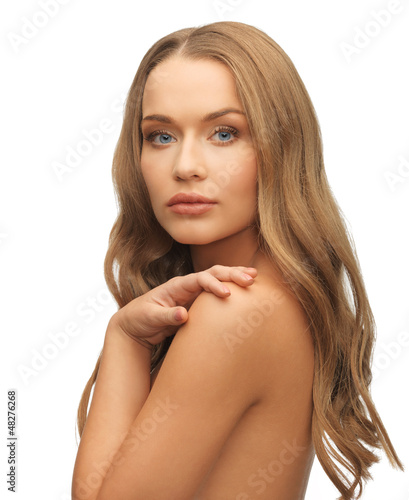 Photo: beautiful woman with long hair beautiful woman with long hair