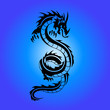 Tribal Dragon Tattoo Art