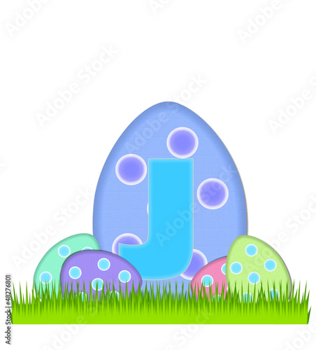 Illustration: Alphabet Big Egg Hunt J Alphabet Big Egg Hunt J