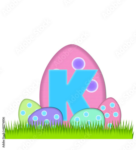 Illustration: Alphabet Big Egg Hunt K Alphabet Big Egg Hunt K