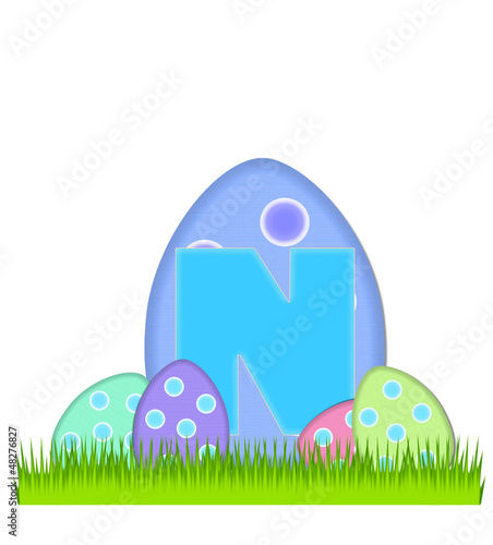 Illustration: Alphabet Big Egg Hunt N Alphabet Big Egg Hunt N