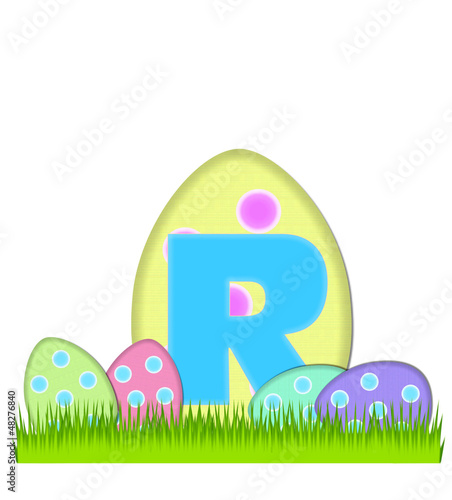 Illustration: Alphabet Big Egg Hunt R Alphabet Big Egg Hunt R