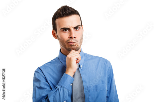 Photo: Thoughtful man Thoughtful man