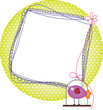 Photo frames with bird cage