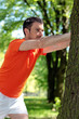 man doing sport