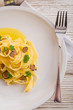  tagliatelle with summer truffle .