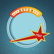 Retro motel sign. Vector