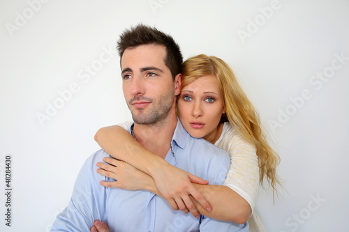 Photo: Girl misunderstanding boysfriend's attitude Girl misunderstanding boysfriend's attitude