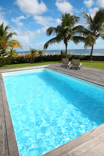 Photo: Private swimming pool in tropical area Private swimming pool in tropical area