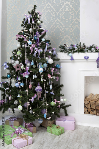Photo: Christmas Tree and Christmas gift Christmas Tree and Christmas gift