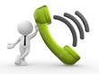 Illustration: Telephone receiver Telephone receiver