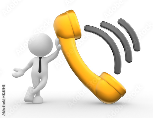 Illustration: Telephone receiver Telephone receiver
