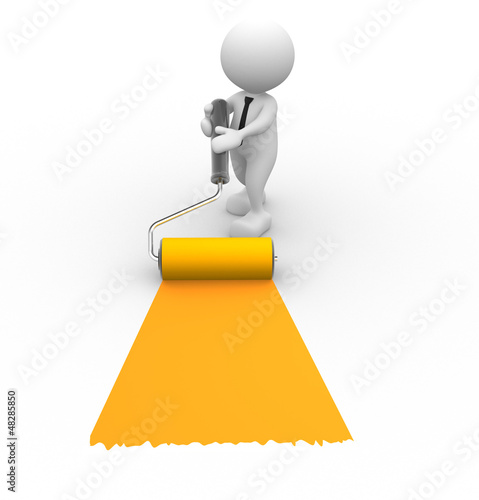 Illustration: Roller brush Roller brush