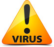 Virus! Hazard sign