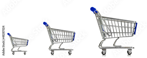 Photo: Shopping Cart Three Sizes Shopping Cart Three Sizes