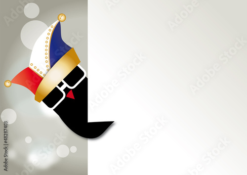 Vector: Karneval, Helau, Alaf, Pinguin, Werbefläche Karneval, Helau, Alaf, Pinguin, Werbefläche