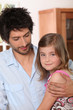 Foto: Portrait of a girl and a young man Portrait of a girl and a young man