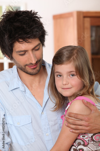 Photo: Portrait of a girl and a young man Portrait of a girl and a young man