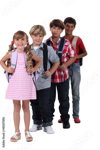 Photo: Schoolchildren Schoolchildren