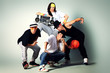 dancing group
