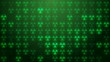 Video: Nuclear radiation symbol screen loop background. Nuclear radiation symbol screen loop background.