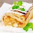 Foto: warmer Apfelstrudel warmer Apfelstrudel