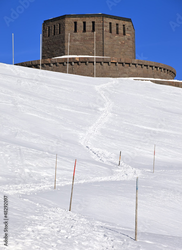 Photo: German military cemetery, Passo Pordoi, Italy German military cemetery, Passo Pordoi, Italy