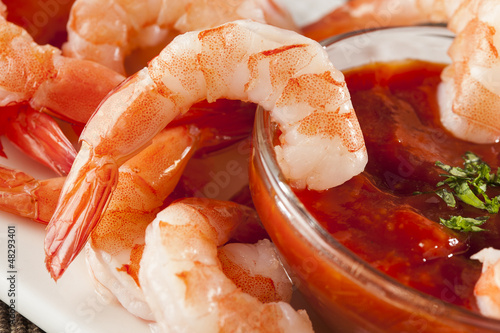Photo: Fresh Organic Shrimp Cocktail Fresh Organic Shrimp Cocktail