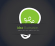 Vector: Vector light bulb idea concept template Vector light bulb idea concept template