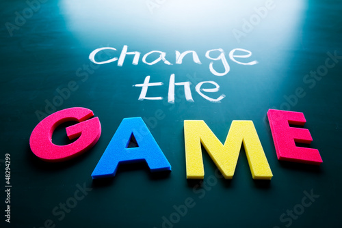 Photo: Change the game concept Change the game concept