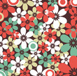 Vector: Retro floral seamless, vector pattern Retro floral seamless, vector pattern