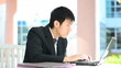businessman have good news