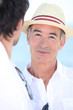 Portrait of elderly man