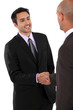 A business handshake
