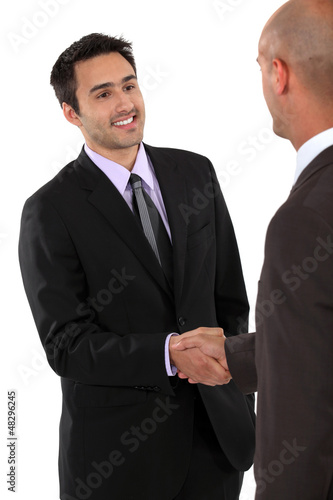 Photo: A business handshake A business handshake