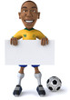 Fun football player