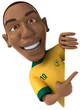 Fun football player