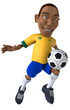 Fun football player