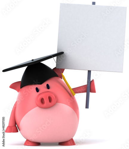 Illustration: Fun pig Fun pig