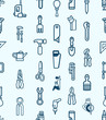 Seamless tool icon background