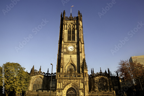 Photo: Manchester Medieval cathedral, UK Manchester Medieval cathedral, UK