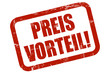 Grunge Stempel rot PREISVORTEIL