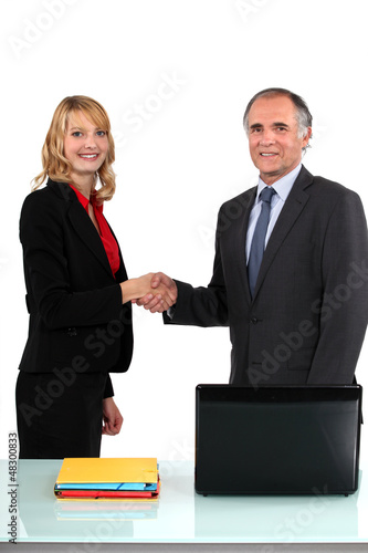 Photo: A business meeting A business meeting
