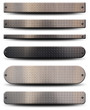 6 plaques métalliques