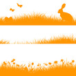 Vektor: 3 Easter Meadow Header Orange 3 Easter Meadow Header Orange