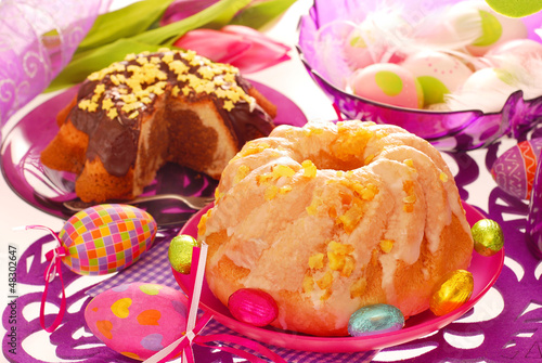 Photo: two ring cakes for easter two ring cakes for easter
